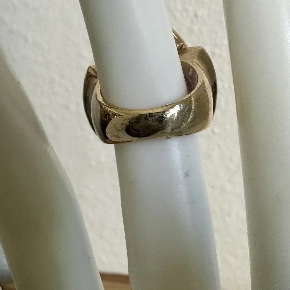 Vintage Arnold Scaasi Cocktail Ring Size 6 Pink Clear Crystals Gold Plate Signed